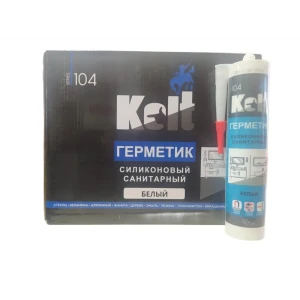 Герметик силиконовый санитарный Kolt натуральный kolt280бел_уп24 белый 6.72 л