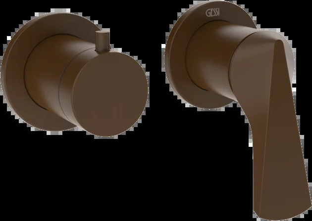 Смеситель для душа 72038 845 Gessi Ventaglio ТЕМНАЯ БРОНЗА