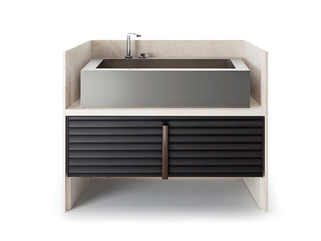 Отдельно стоящий кухонный модуль из травертина Exteta Amalfi ARCH-00146419 - Вид №1