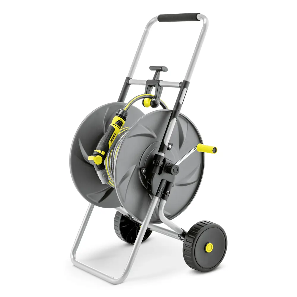 Катушка для садового шланга Karcher до 80м пластик черный STLM-2057734 - Вид №2