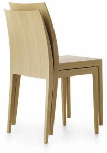 Crassevig Штабелируемый деревянный стул Anna