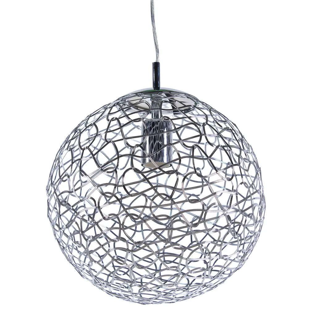 Подвес Deva 1xE27x60 Вт, металл, цвет хром INSPIRE STLM-2008642