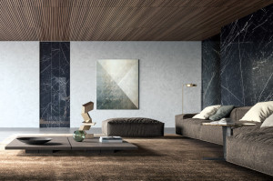 Стеклянная распашная дверь