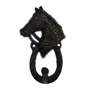 Крючок настенный черный 13,5 см "Лошадь" BLUMEN HAUS ЛОШАДИ, ЖИВОТНЫЕ 00-3971616 Черный