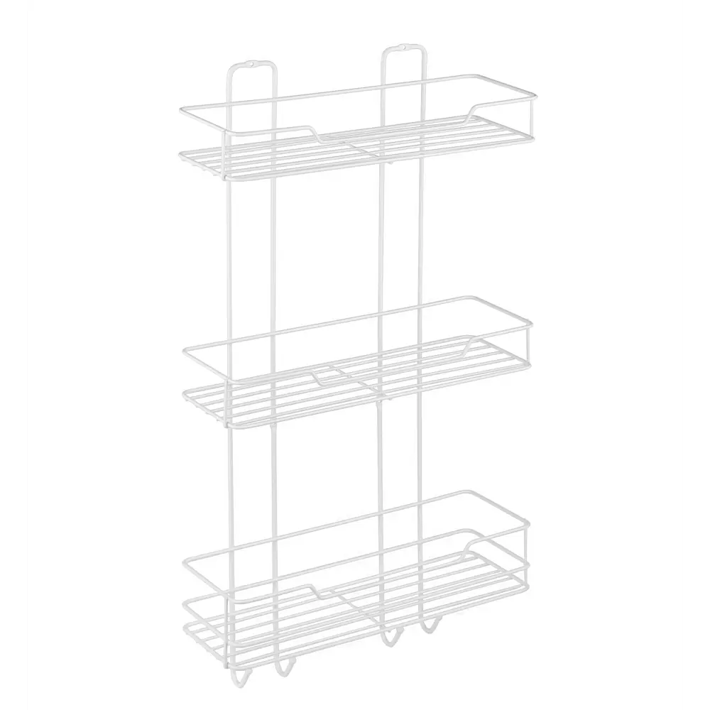 Полка для душа ЧМЗ Сканди 3 яруса цвет белый матовый