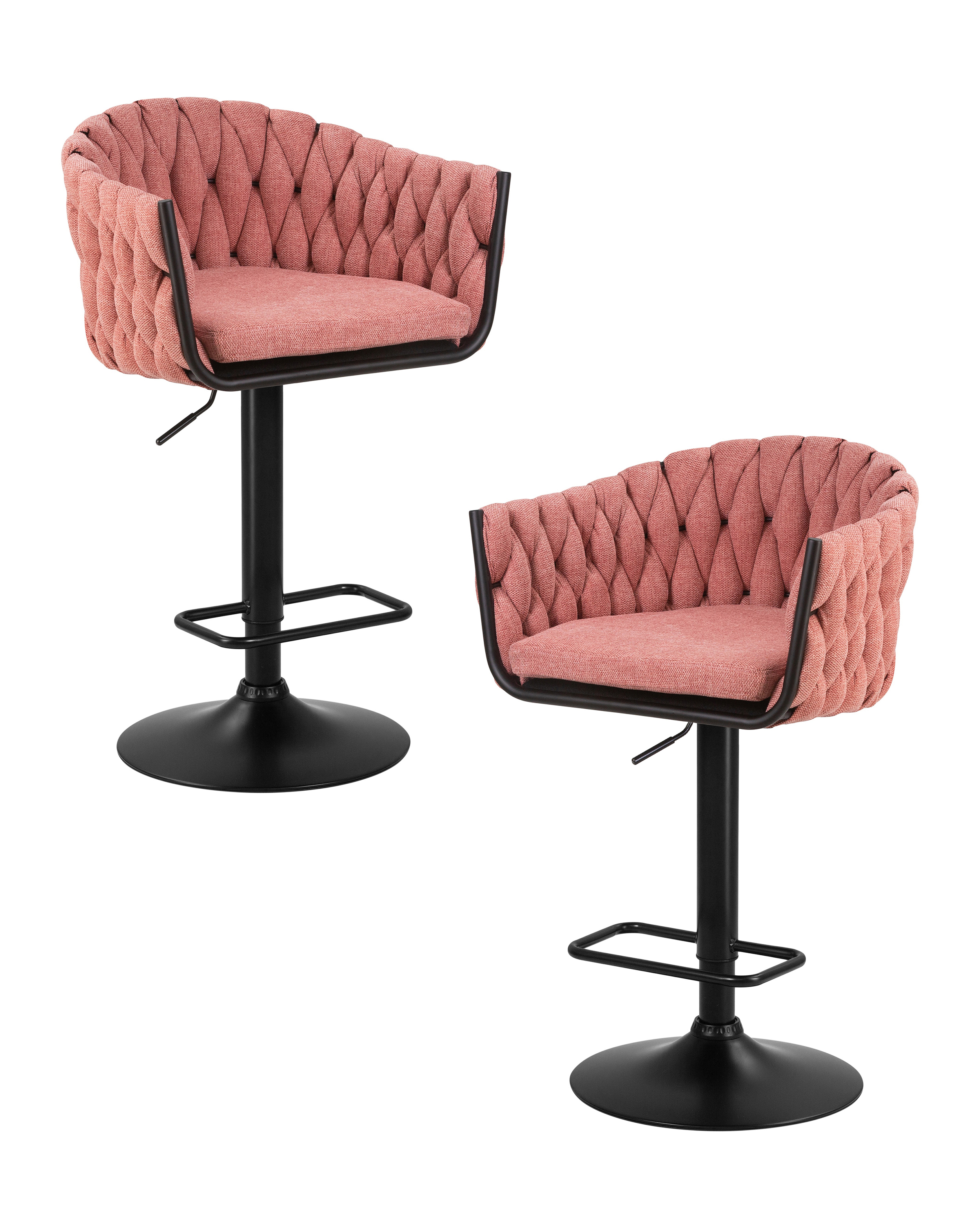 90559285 Барный стул Leon lm-9690 55x110x49 цвет розовый 2 шт STLM-0282034 DOBRIN