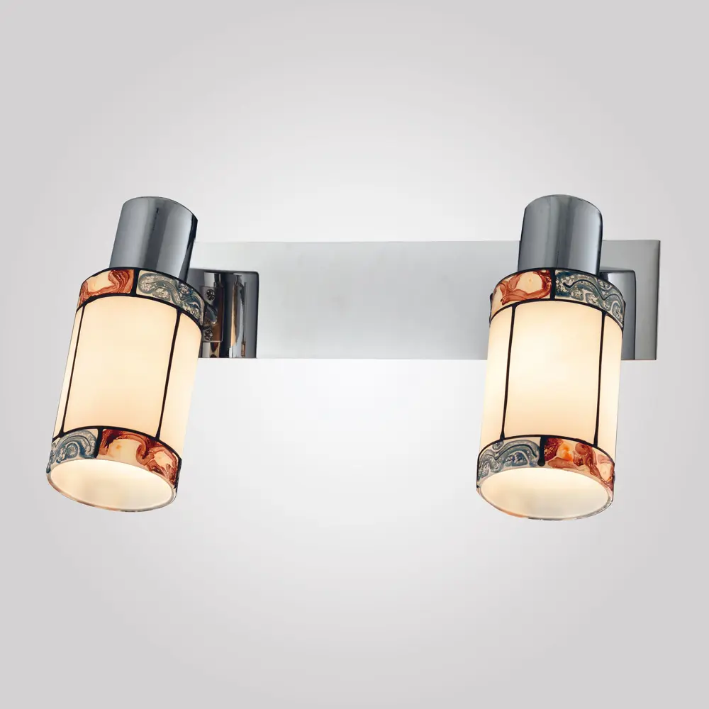 Спот поворотный Eurosvet Tiffany 20054/2, 2 лампы, 6 м², цвет хром STLM-2068655 - Вид №5