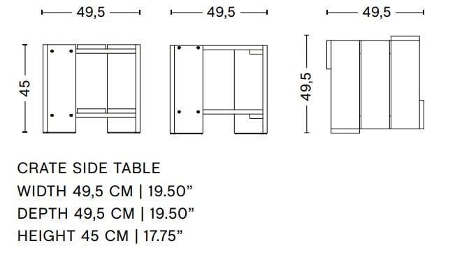 Квадратный Сосновый садовый столик Hay ящик ARCH-00132417 - Вид №10