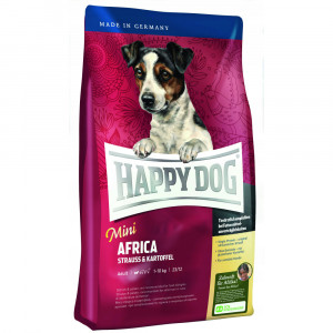 ПР0036335 Корм для собак Африка для мелких пород Страус сух.1кг HAPPY DOG