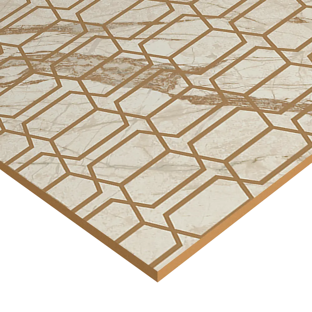 Настенная плитка Azori Forest Geometria 31.5×63 см матовая бежевая 89404319 STLM-1578092 - Вид №3