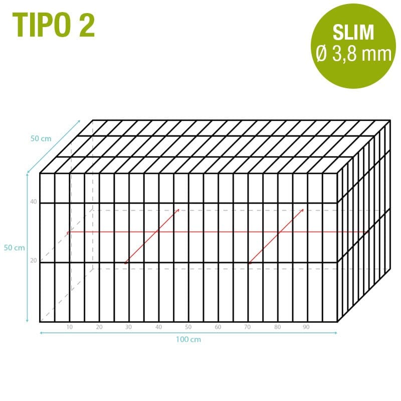 Габион и сетка для речной, горной и морской обороны в электросварной сетке GRANULATI ZANDOBBIO Шкатулка из натурального камня ARCH-00126045 - Вид №2