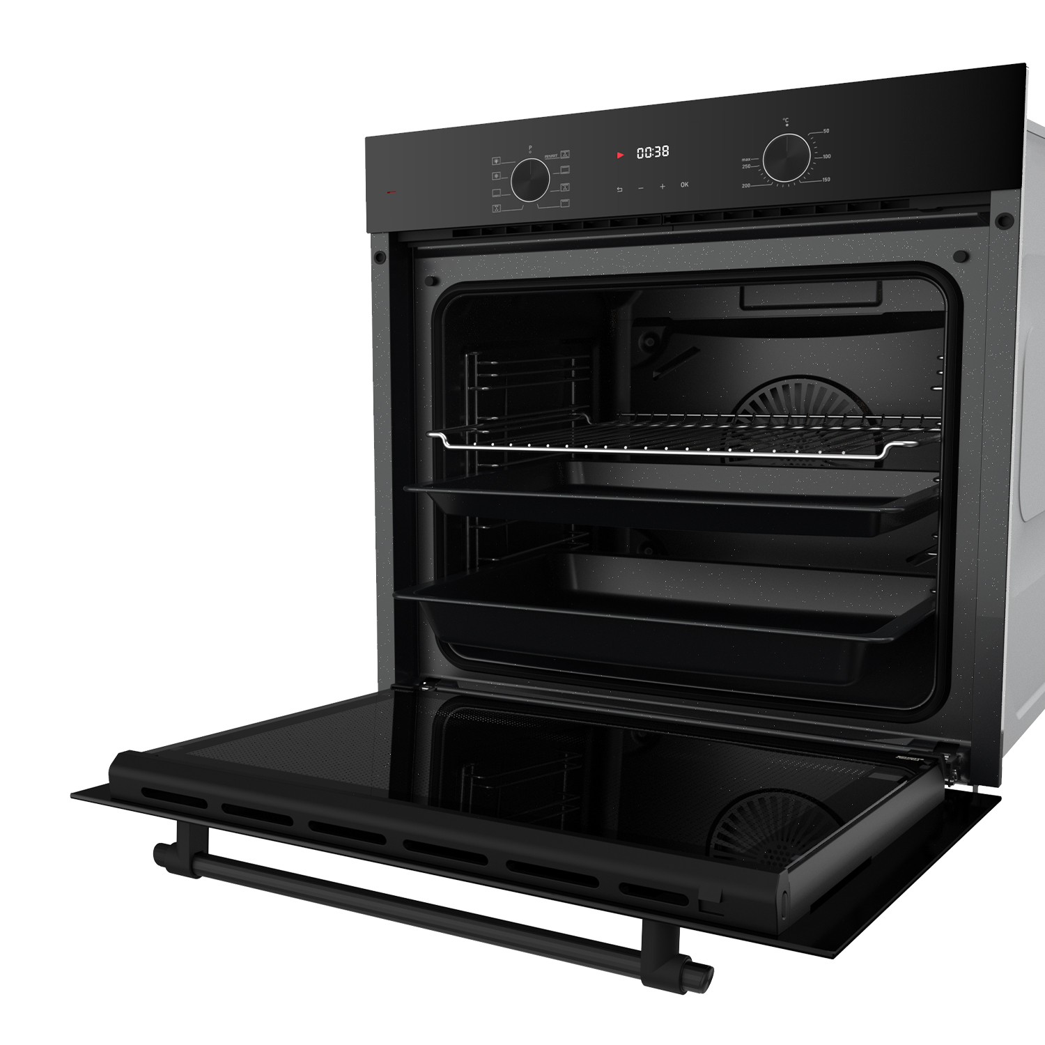 9242204 Электрический духовой шкаф LEX EDP 680 BBL MAX черный STDN-0114593 - Вид №2