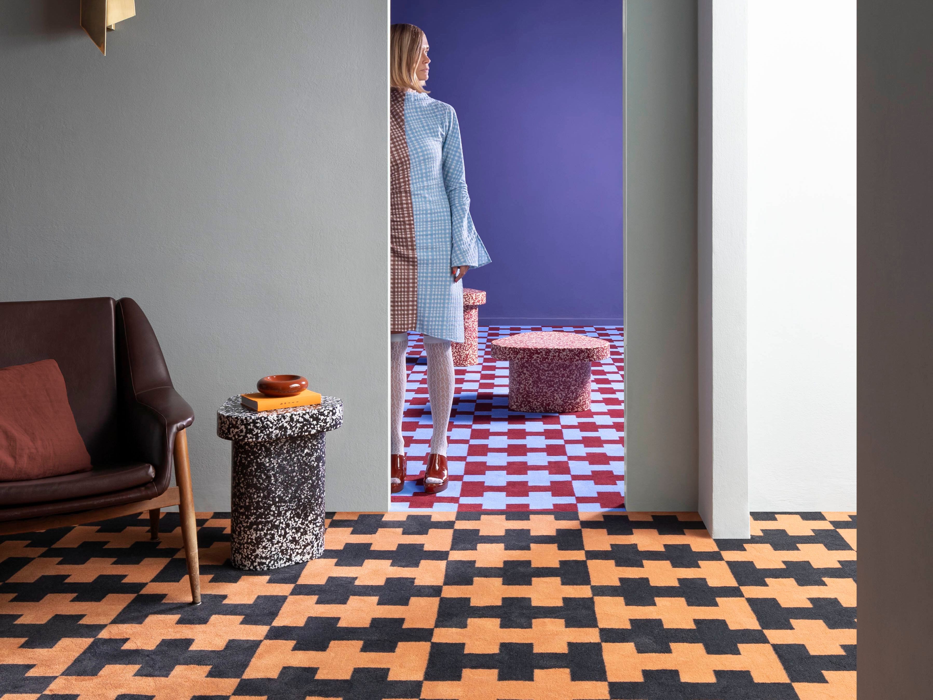 Перерабатываемый нейлоновый ковер Radici NEWSTALGIA ARCH-00055494