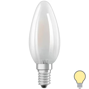 Лампа светодиодная Osram E14 230 В 7 Вт/827 свеча 82427853 STLM-2117005