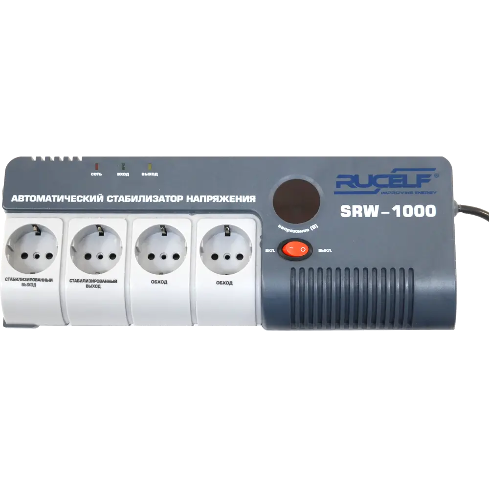 Стабилизатор напряжения Rucelf SRW-1000-D 0.8 кВт STLM-2079022