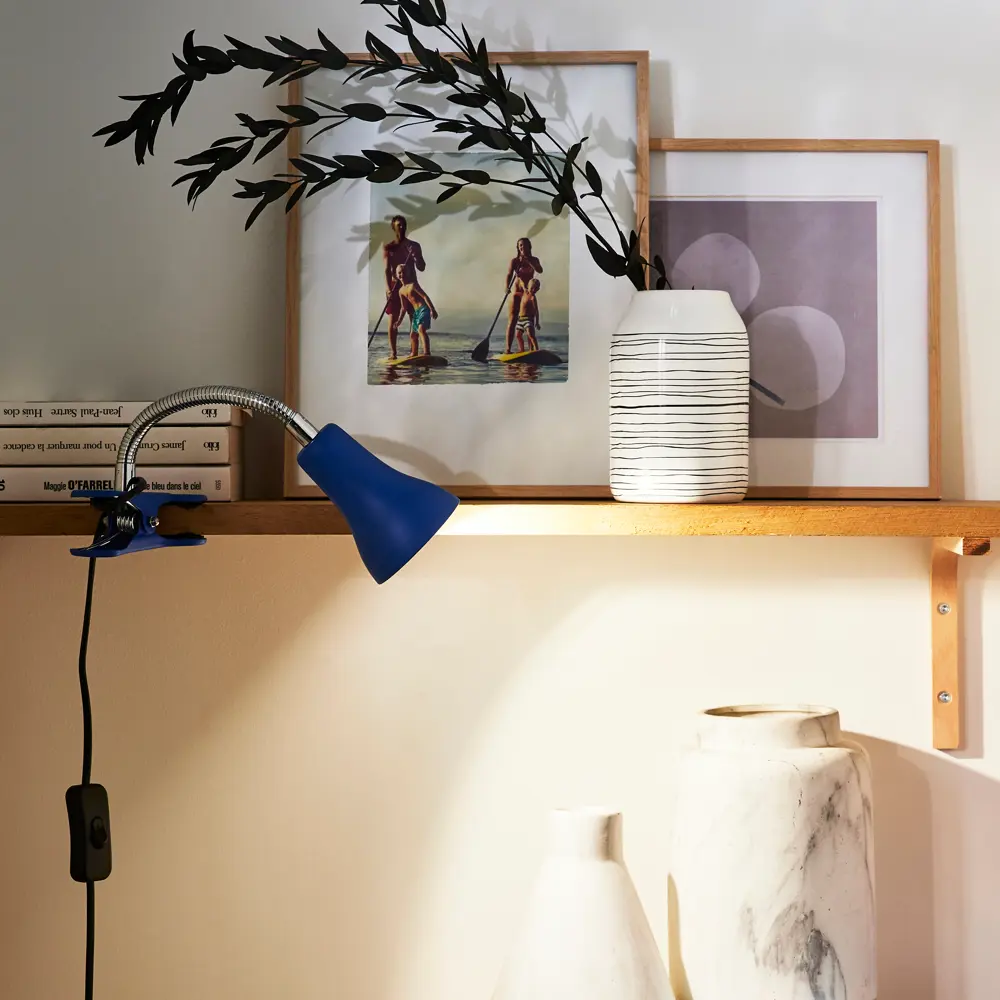 INSPIRE Salta — регулируемая настольная лампа на прищепке 84756120 STLM-1484735