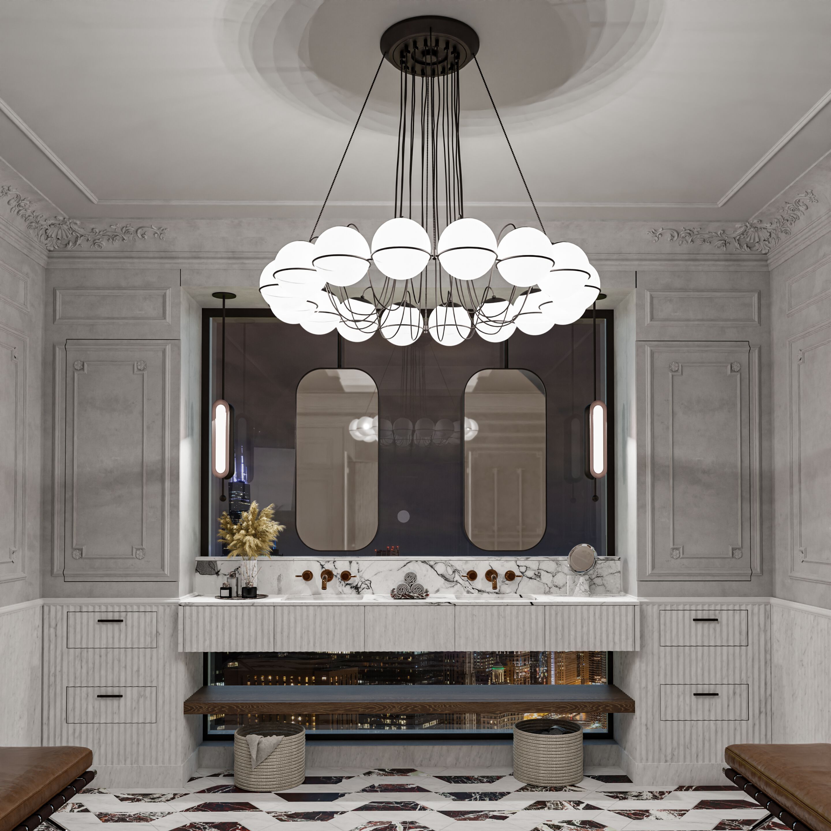 Смеситель для раковины из хромированной латуни Graff Cameo ARCH-00142203 - Вид №2