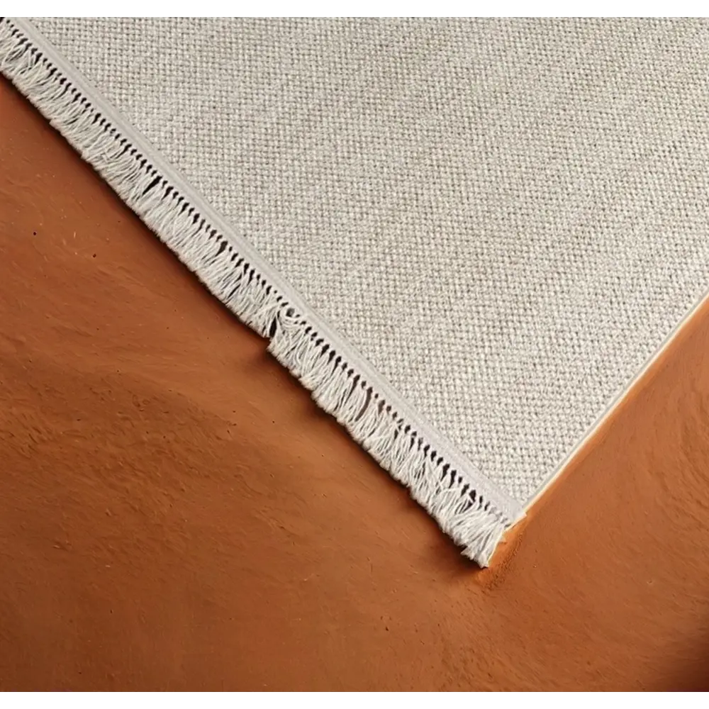 OZKAPLAN KARPET Vegas - кремовый ковер с петлевым ворсом 80x150 см 89374965 STLM-1338705 - Вид №2