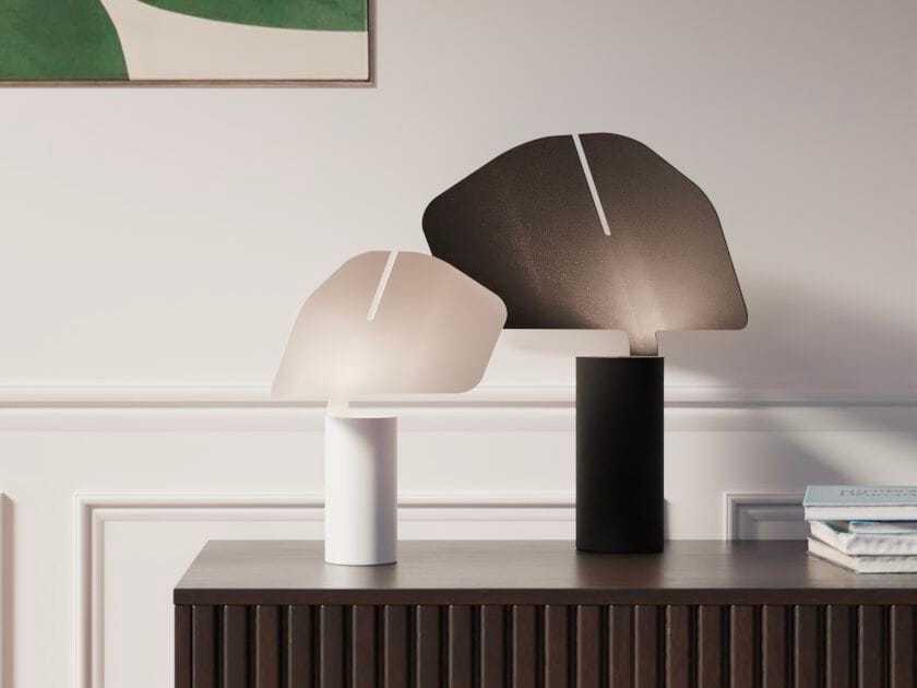 Металлическая настольная лампа с диммером Marzais Créations LEAF ARCH-00073854 - Вид №1