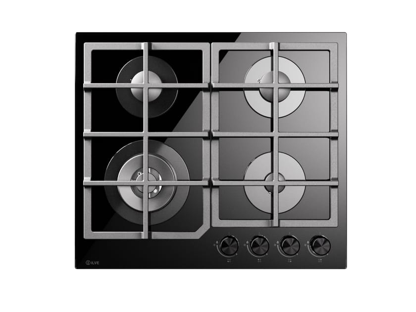 Газовая плита из закаленного стекла Ilve Professional Plus ARCH-00117199