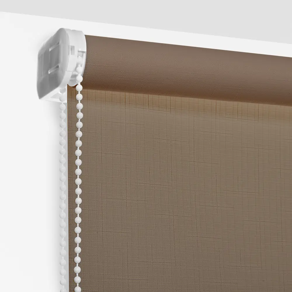 Штора рулонная Inspire Шантунг 120x175 см коричневая STLM-2189275 - Вид №2