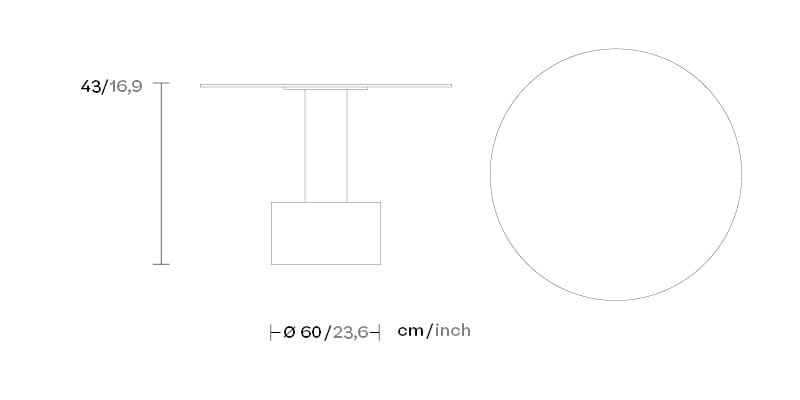 Круглый журнальный столик Kettal Roll ARCH-00087391 - Вид №7