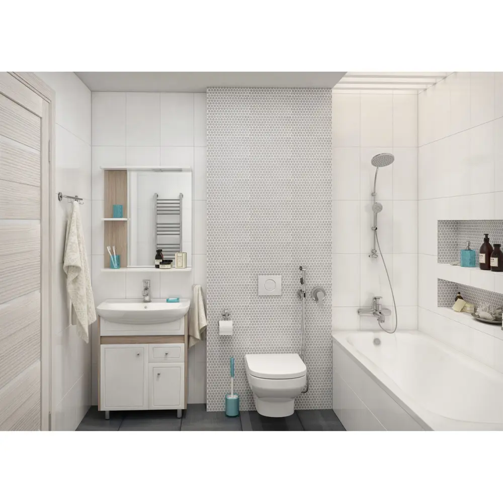 Мозаика Artens, 31х31.5 см, керамика, цвет серый STLM-2084187 - Вид №4