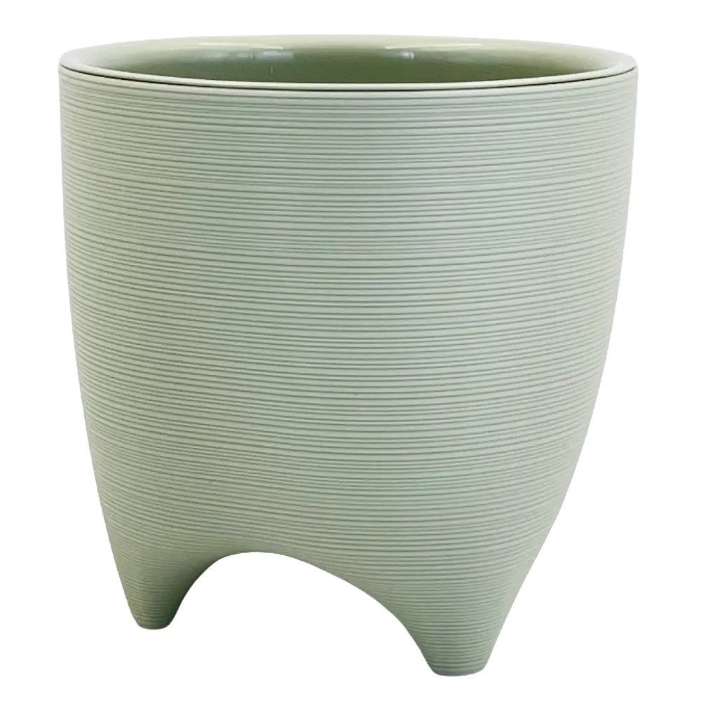 Кашпо Evergreen Design Декоста 16x16x17 см v2.25 л пластик шалфей STLM-2199057