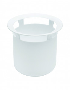 062100 001 00  Чашка для слива душевого поддона с отверстием Д. 90 мм, пластмасса Valentin Белый