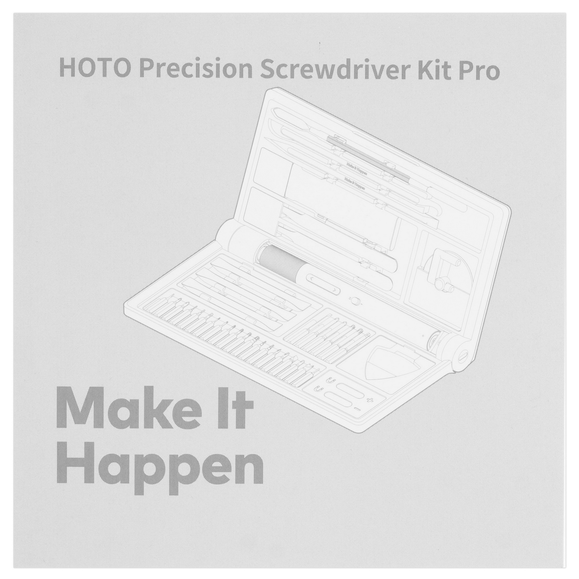 Инструмент для вскрытия техники HOTO Precision Screwdriver Kit Pro 5495562 STDN-0105499 - Вид №8