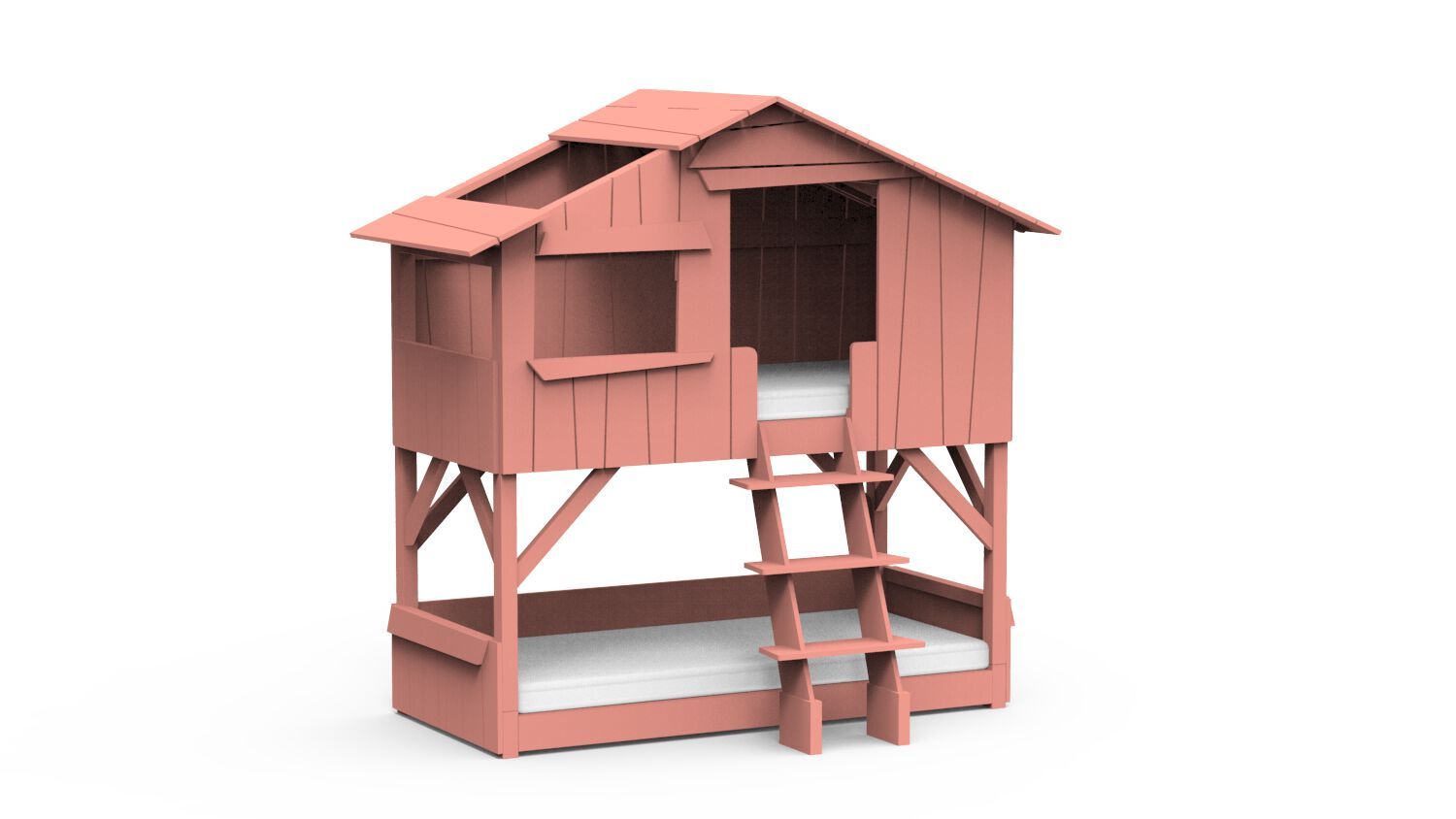 Двухъярусная кровать из МДФ Mathy by Bols TREEHOUSE BEDS &amp ARCH-00140859 - Вид №12