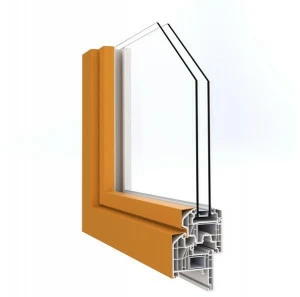 ALPHACAN Алюминиевое окно с термическим разделением и двойным остеклением