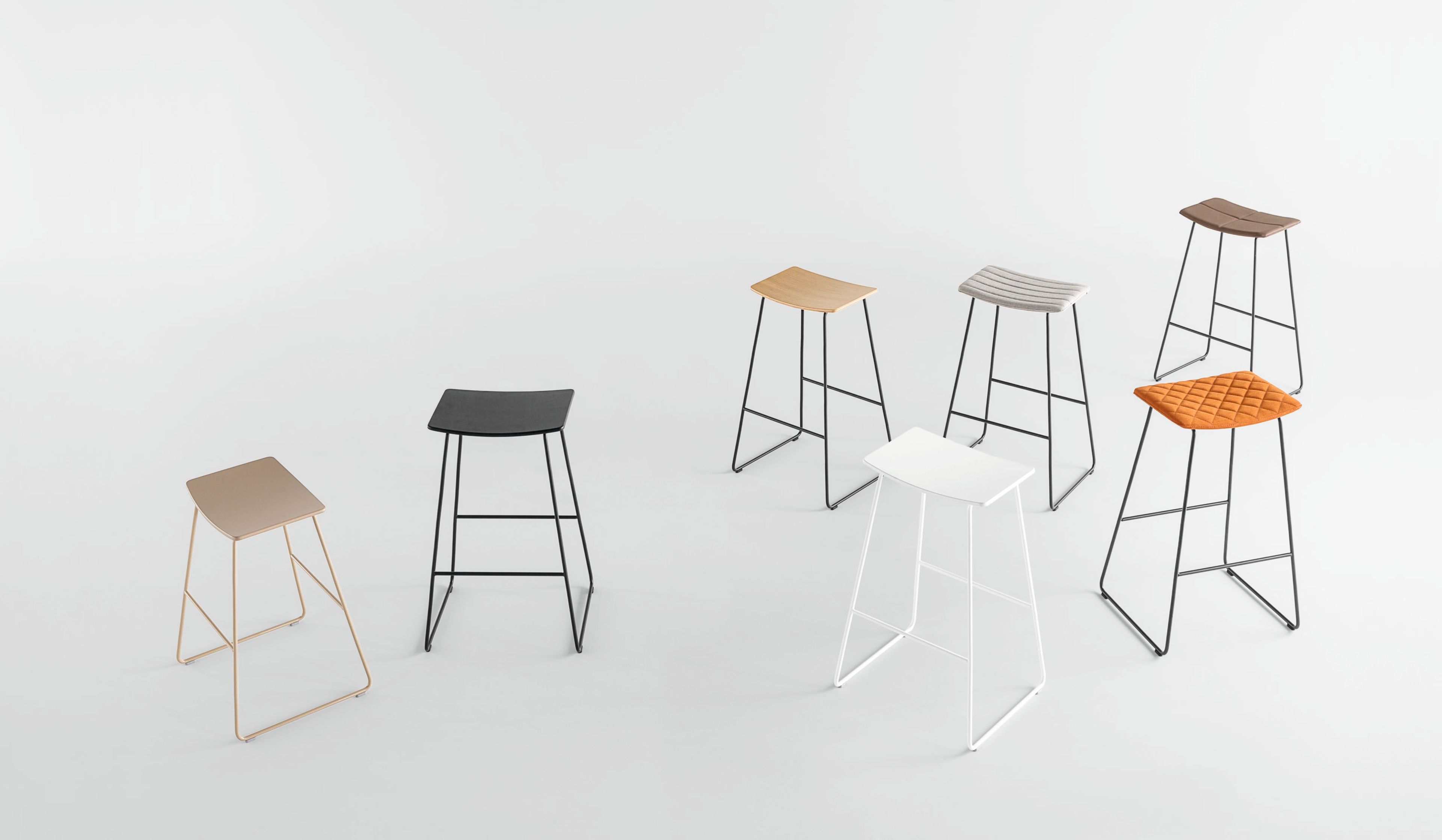 Высокий табурет из ткани INCLASS Tao ARCH-00110850 - Вид №2