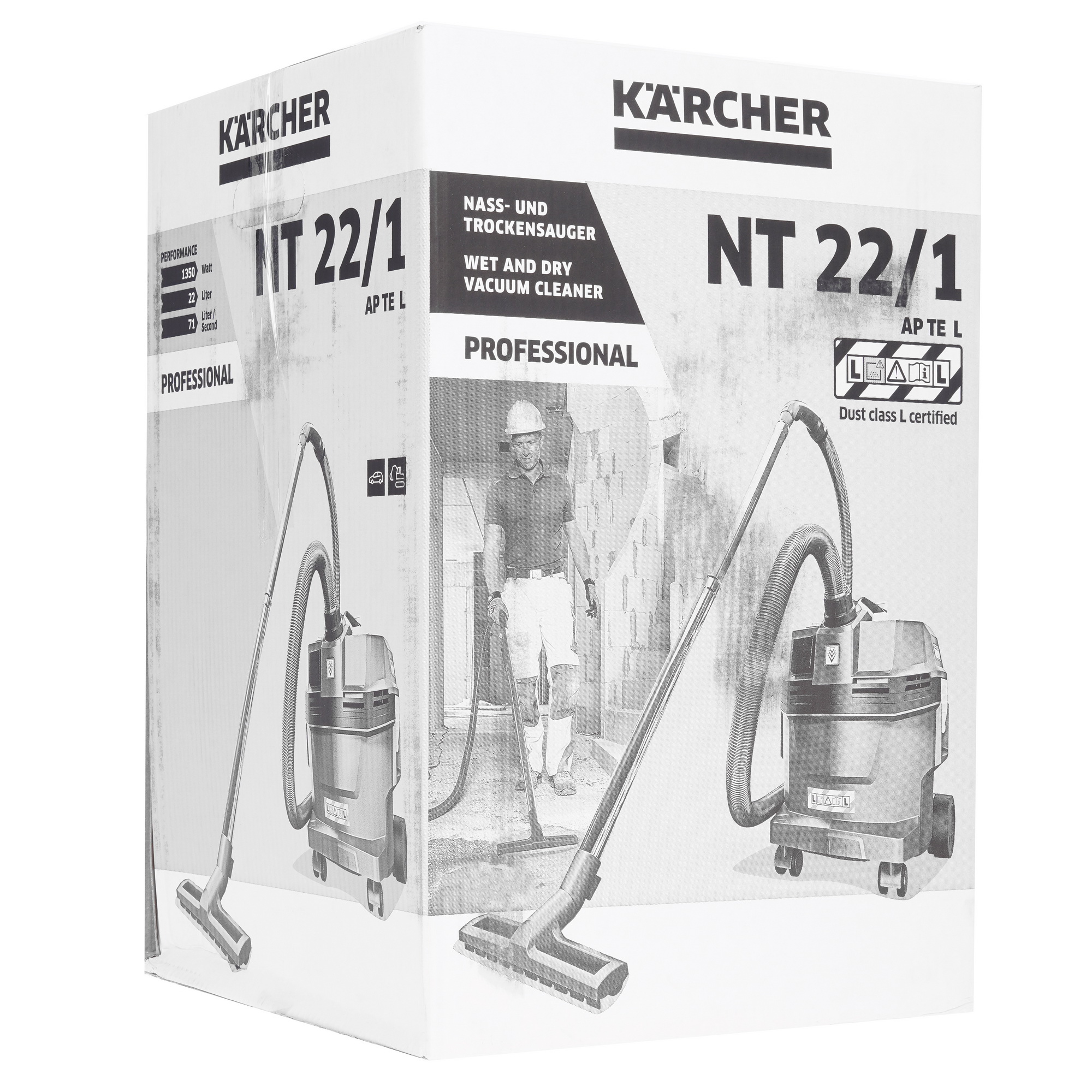 9074374 Пылесос Karcher NT 22/1 Ap Te L серый STDN-0110519 - Вид №11