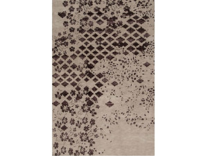 Прямоугольный ковер ручной работы из бамбукового волокна