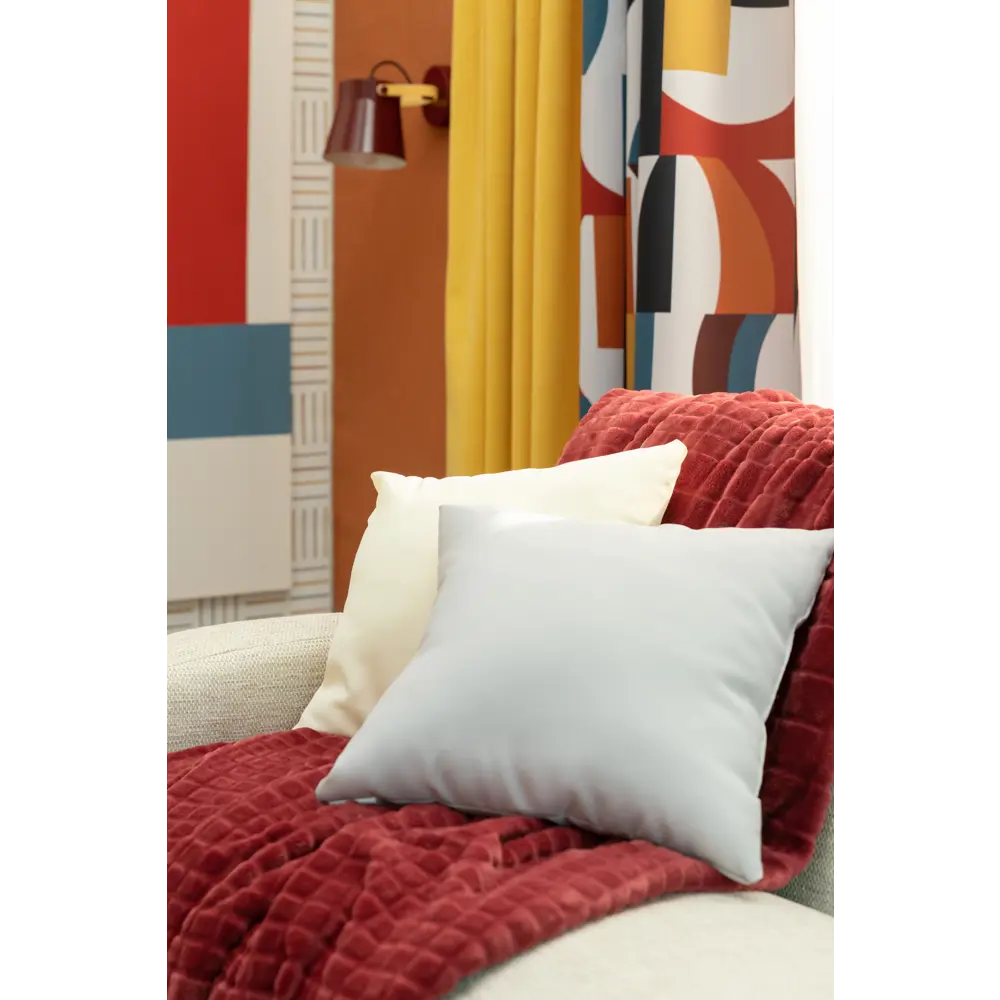 Подушка Inspire Seasons Яркость Smoke6 40х40 см, цвет светло серый STLM-2081053 - Вид №4