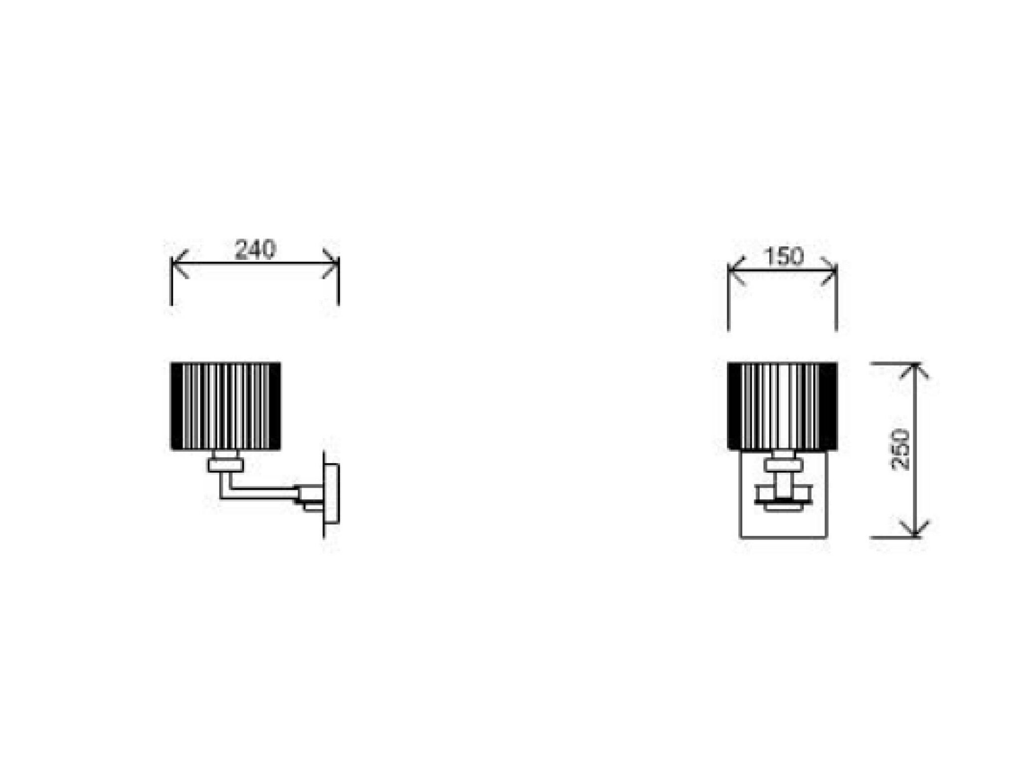 Металлический светодиодный настенный светильник Lampex Italiana ARCH-00047130 - Вид №2
