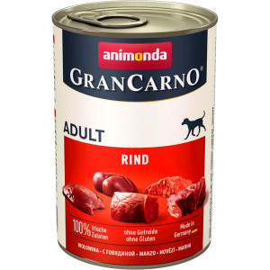 ПР0060004*6 Корм для собак Gran Carno Original Adult говядина банка 400г (упаковка - 6 шт) Animonda