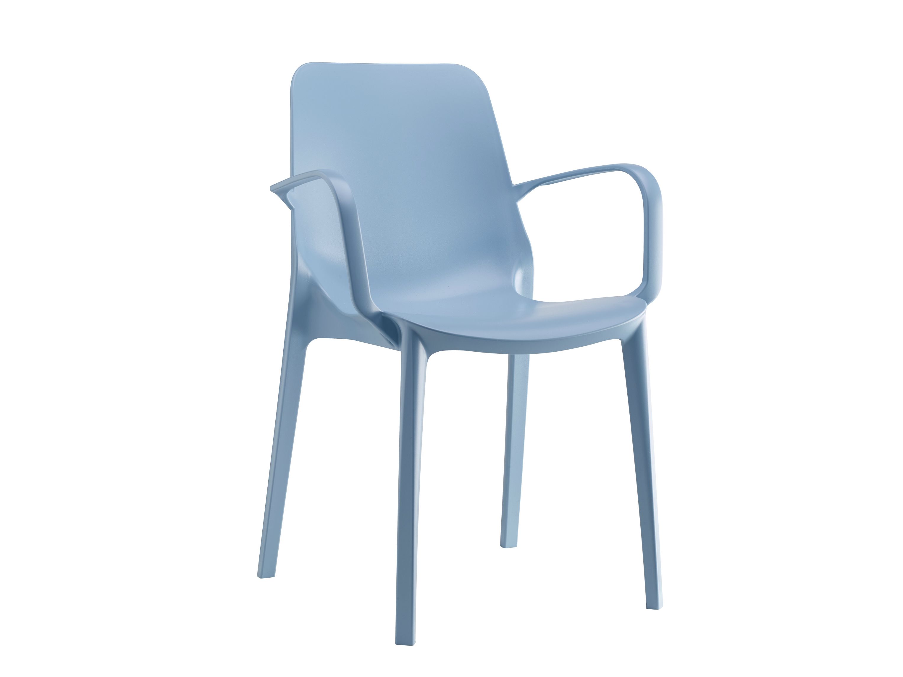Штабелируемый стул из инженерного пластика с подлокотниками S-CAB Женева ARCH-00070216
