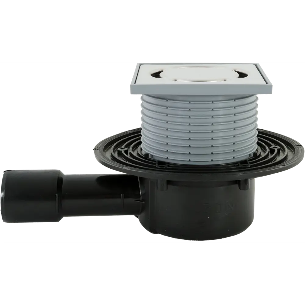 Трап для душа HL 510NPr 123x123 мм регулируемый по высоте, сухой затвор STLM-2148270 - Вид №1