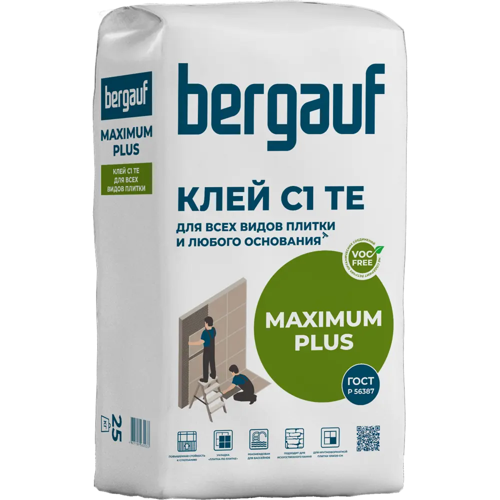 Клей для плитки Bergauf Keramik Maximum 25 кг STLM-2072748