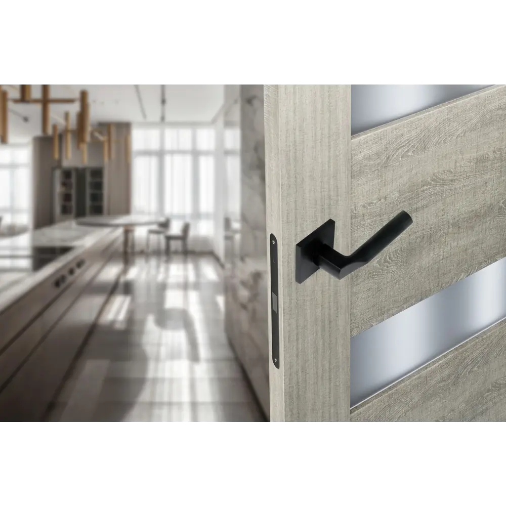 Дверные ручки Edson EDS-134B-Q2 черные для межкомнатных дверей 85170393 STLM-0059390 - Вид №6