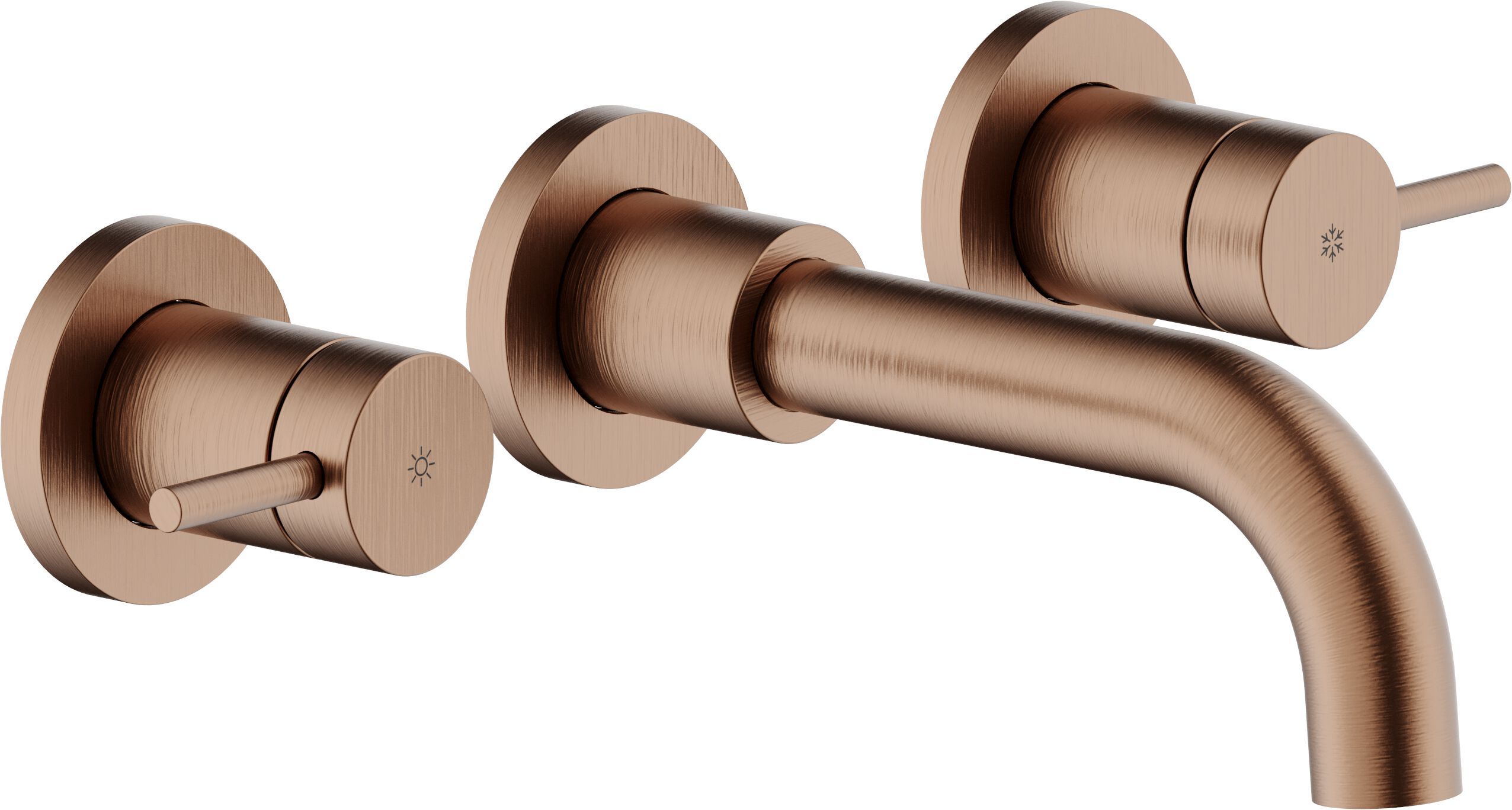 Настенный смеситель для раковины с 3 отверстиями без слива Nobili Velis ARCH-00006709 - Вид №5