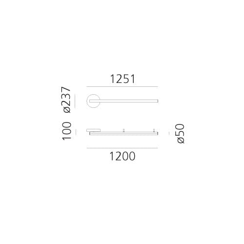 Профиль для линейного освещения стен/потолка Artemide Alphabet of light ARCH-00104739 - Вид №1