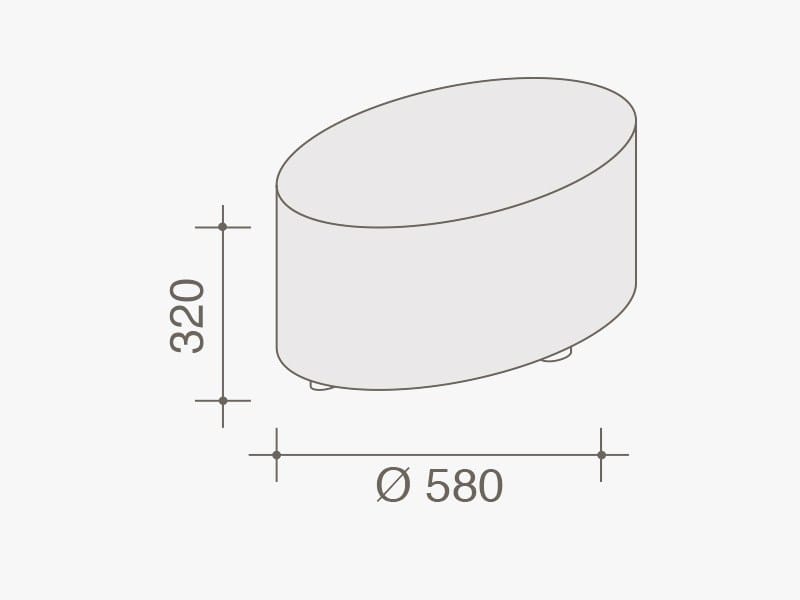 Ткань пуф Lema POUF ARCH-00071382 - Вид №5