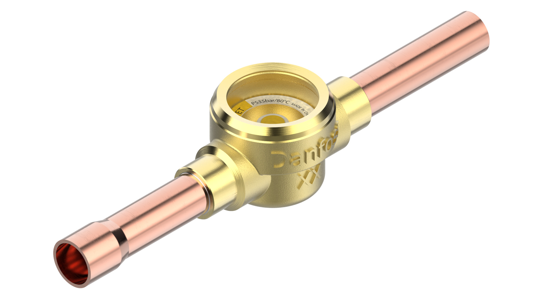 Danfoss SGN — Смотровые стекла с индикатором влажности SGN 18 Смотровое стекло 014-0195  - Вид №15