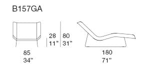 Садовая кровать из синтетического волокна Paola Lenti Telar ARCH-00103822 - Вид №2