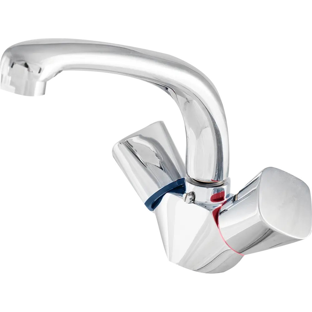 Смеситель для раковины Vidima Modern BA316AA двухвентильный цвет хром STLM-2085458