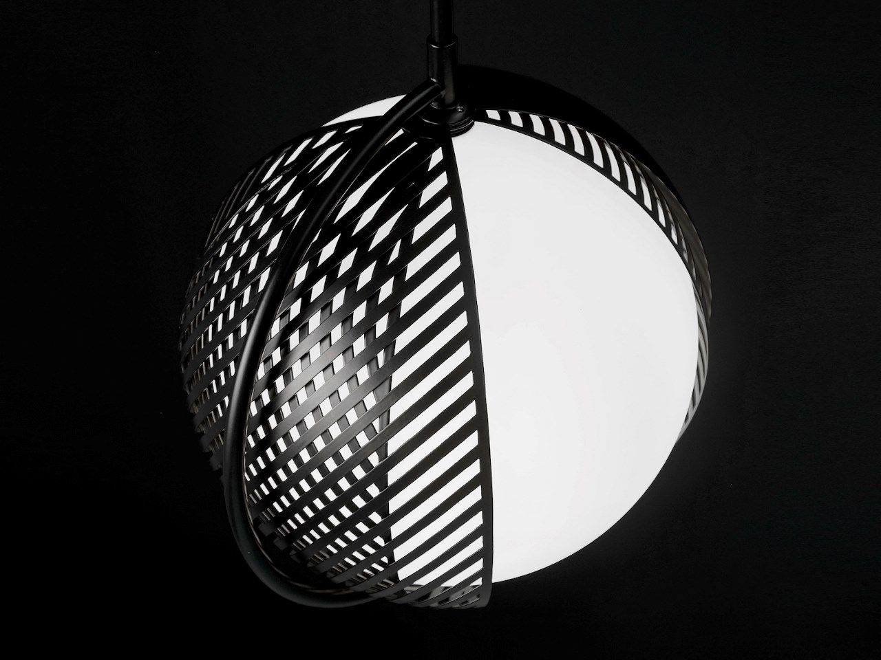 Подвесной светильник из стали и стекла OBLURE мир ARCH-00094683 - Вид №2