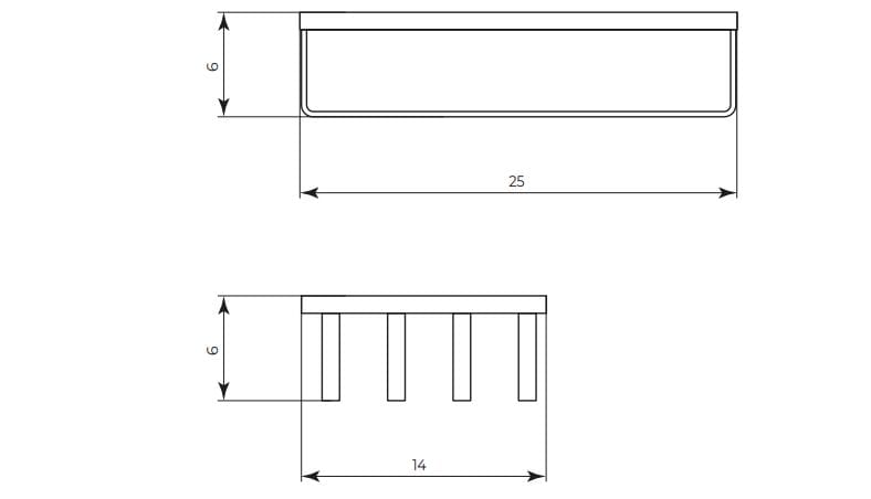 Латунный держатель дозатора Gaia Mobili Комплементы ARCH-00015707 - Вид №2